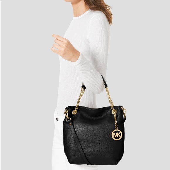 Michael Kors Python Jet Set Medium Chain Tote - Picture 4 of 4